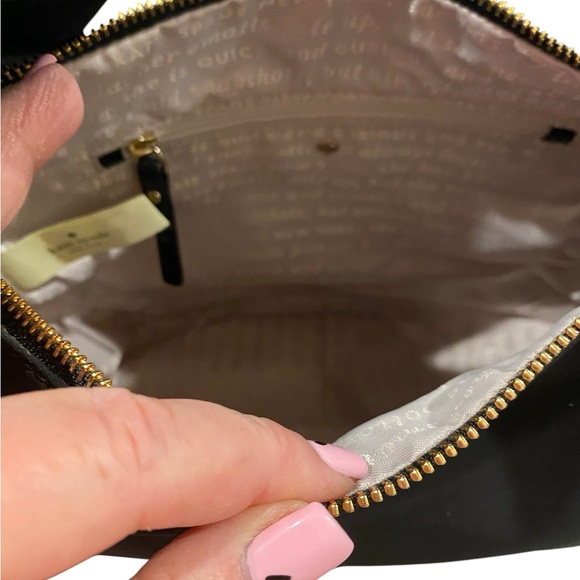 Kate Spade Haring Lane Jenny Black Nylon Bow Handle Bag - Picture 11 of 16